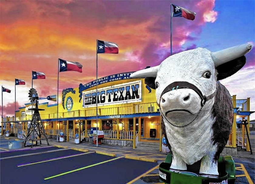 Everything's bigger at the Big Texan Steak Ranch in Amarillo - Los Angeles Times