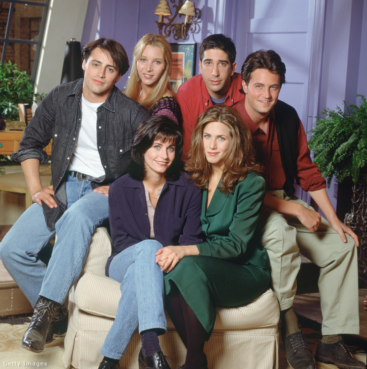 Courteney Cox Arquette, Matt LeBlanc, Lisa Kudrow, David Schwimmer, Matthew Perry és Jennifer Aniston